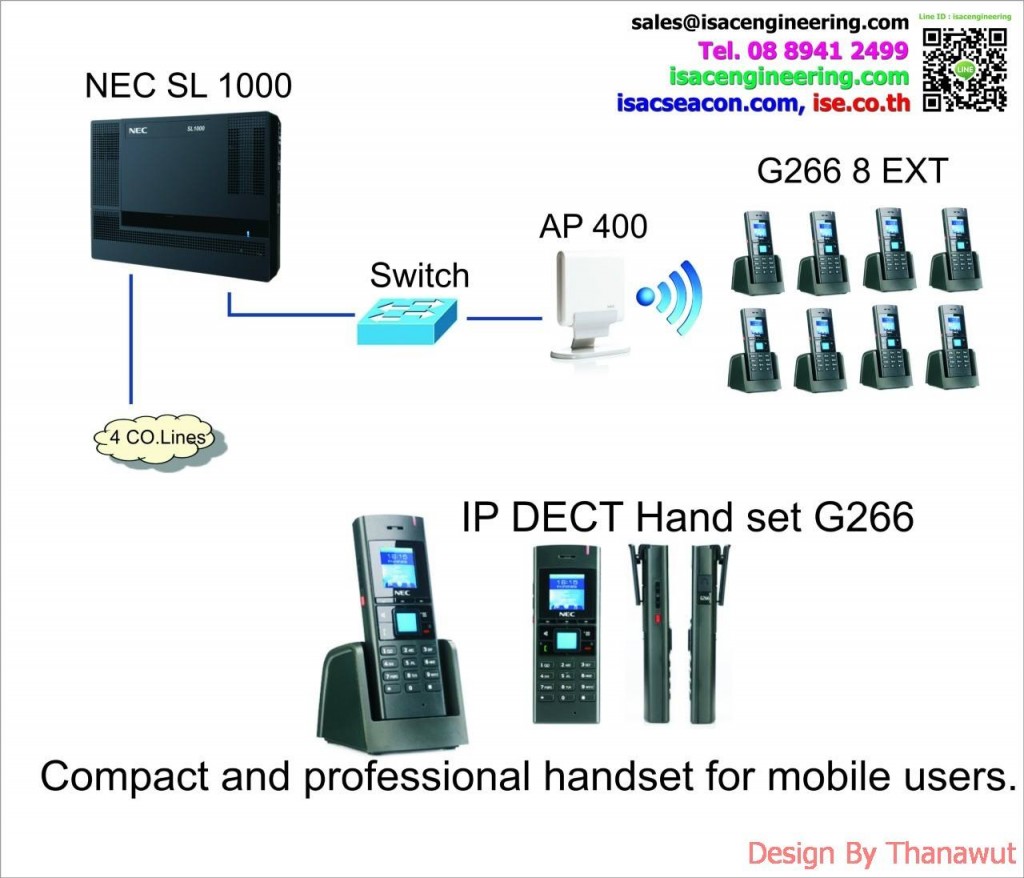 NEC SL1000 @ IP DECT G266_isacengineerong