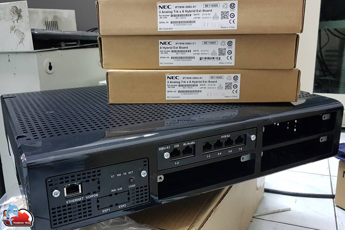 NEC SL2100 Solution Case : 4 Co.Line / 32 Extension ใช้งาน Line Mobile ...