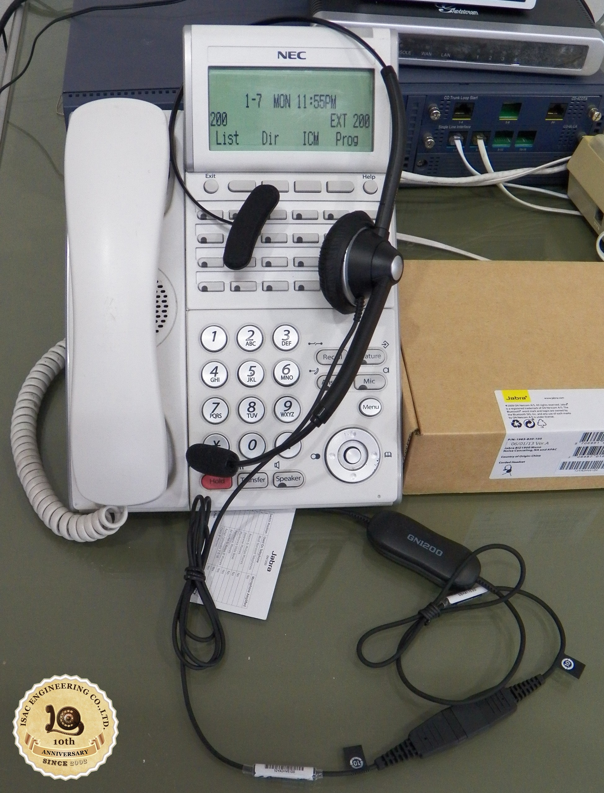 Jabra Headset , NEC SV8100 DT300 Series ตู้สาขาโทรศัพท์ NEC บริการรับติดตั้ง รับดูแล ตู้สาขา